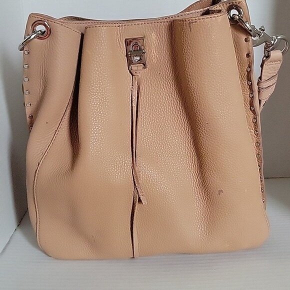 Rebecca Minkoff Bag DARREN DEERSKIN LEATHER SHOULDER Handbag Tote BLUSH WOMEN'S - Picture 4 of 15